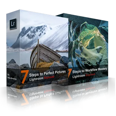 Boxes for two Adobe Lightroom courses